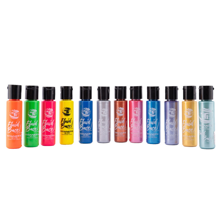 Kit Fluid Base Luminiscent y Metallic para Pincel